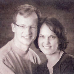 What an odd couple: his face is too square and hers is too round! Heh.