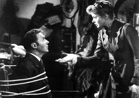 Charles Boyer is all tied up in GASLIGHT