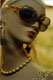 [Mannequin with pearl necklace]