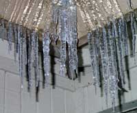 Ice on the gutter